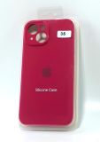 Чехол iPhone 14Plus Silicon Case original FULL Camera №35 rose red (4you) "Акционная цена"