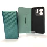 Flip Cover for Xiaomi Redmi Note 14(4G) 164mm Europe Version Fiber Dark green (4you)