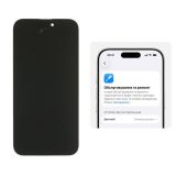 LCD iPhone 14 Pro Max з чорним тачскрином + дисплейна рамка 120Hz (без помилки) ZY-OLED (M) 