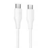Cable Type-C/Type-C HOCO X124 60W 1m (круглый) White