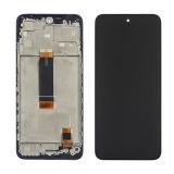 LCD Xiaomi Redmi 12 черным тачскрином + корпусная рамка (М) 