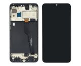 LCD Samsung A10/A105 (2019) із чорним тачскрином + корпусна рамка (M) 