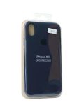 Чехол iPhone XR Silicon Case original FULL №8 midnight blue (4you)