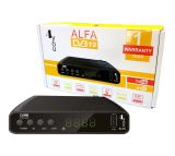 ТВ-Тюнер DVB-T2 4you ALFA (Гар 12мес,пластик,улучш охлажд.,2usb,GX6705,РРЦ 569грн)  