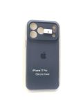 Чохол iPhone 17Pro Silicon Case original FULL Camera №8 Dark blue (4you)