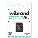 Micro SD 128Gb Wibrand Class10 c ад. (UHS-1)