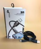Usb-cable Type-C 4you Dnister black (3A, Silicon Perfect, 1.5m) - Нова упаковка!