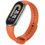 Ремінець на браслет фітнес Xiaomi mi band 8/9 Dark orange