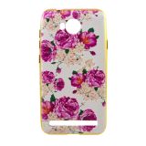 Чехол Xiaomi Redmi Note 5APro Silicon Flowers and Diamond Rose "Акционная цена"