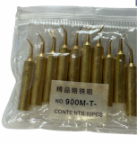 Жало паяльника Premium Conte NTS NO.900M-T- вигнуте золотисте 1 шт. (W)
