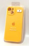 Чехол iPhone 15 Silicon Case original FULL Camera №4 yellow (4you) "Акционная цена"