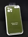 Чохол iPhone 12Pro Silicon Case original FULL Camera № 64 Olive green ( 4you ) ( NO LOGO )