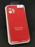 Чохол iPhone 12Pro Silicon Case original FULL Camera № 14 Red ( 4you ) ( NO LOGO )