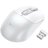 Мышь беcпроводная HOCO GM28 (блистер) White/grey