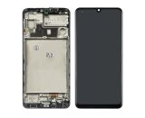 LCD Samsung M32/M325 Galaxy із чорним тачскрином + корпусна рамка OLED (M) 