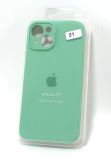Чехол iPhone 15 Silicon Case original FULL Camera №21 azure (4you) "Акционная цена"
