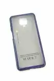 Чохол Xiaomi Redmi Note 9Pro/9Pro max/9s Silicon AGATA matte black/violet "Акційна ціна"