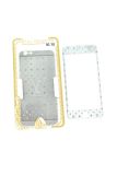 Защитное стекло iPhone 6 COLORFUL Silver (2pcs) гравировка LV "Акционная цена"