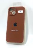 Чехол iPhone 14 Silicon Case original FULL Camera №32 milk chocolate (4you)