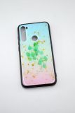 Чохол Xiaomi Redmi 8A Silicon Glass Glitter Spring D5