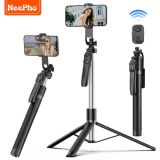 Тримач для Selfi Monopod NeePho NP-Z12S (з триногою) Black