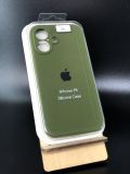 Чехол iPhone 16 Silicon Case original FULL Camera №64 olive green (4you)