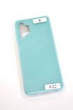 Чехол Samsung A32 5G Silicon Original FULL №9 Azure (4you) "Акционная цена"