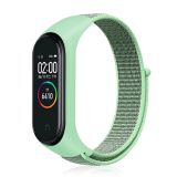 Ремешок на браслет фитнес Xiaomi mi band 3/4 Velcro Mint/grey