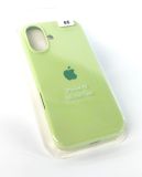 Чехол iPhone 16 Silicon Case original FULL №65 pistachio (4you) "Акционная цена"