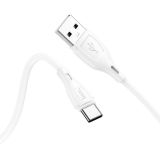Usb-cable Type-C HOCO X61 3A 1m (круглий) White