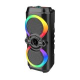 Портативная колонка ZQS8285XW (USB+SD+Bluetooth+FM+дисплей+микрофон) 60см*25см*22см Black