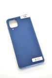 Чехол Samsung A12/A125 Silicon Original FULL №14 Dark blue (4you)