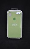 Чехол iPhone XR Silicon Case original FULL №1 green (4you)