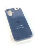 Чохол iPhone 16 Silicon Case original FULL №49 navy blue (4you)