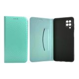 Flip Cover for Samsung A12/A125 Fiber Light green (4you)