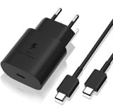 CЗУ SAMSUNG PD 2в1 45W (EP-TA845XWCGCN) + кабель Type-C-Type-C Black