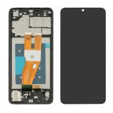 LCD Samsung A05/055 (2022) із чорним тачскрином + корпусна рамка (М)