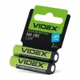 Батарейка Videx LR03 AAA лужна (2 на блістері, 60 в упак.)
