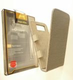 Книжка вертикальная универсальная 4B Рифленый серый BEST (фирм.упаковка,логотип,улучш.качество)