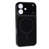 Чехол iPhone 15Pro Silicon IPHONE 17 STYLE with MagSafe Black