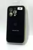 Чохол iPhone 14ProMax Silicon Case original FULL Camera № 18 Black ( 4you )