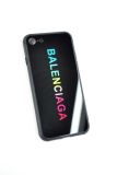 Чехол iPhone 7 /8 Silicon Glass BALENCIAGA black "Акционная цена"