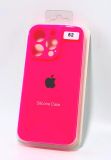 Чехол iPhone 13ProMax Silicon Case original FULL Camera №52 ultra pink (4you)