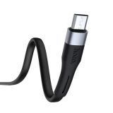 Usb-cable Micro USB HOCO X34 Surpass 2.4A 1m (плоский) Black