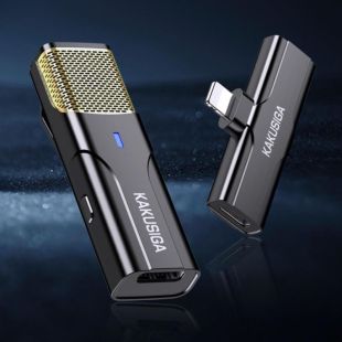 Мікрофон бездротової Kakusiga KSC-1106 (Lightning) Black