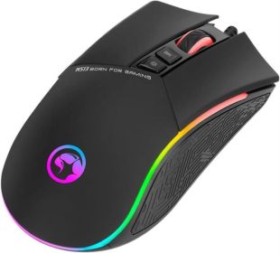 Миша провідна MARVO M513 (ігрова, Led) Black