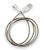 Usb-cable Micro USB 4you Vazi (2000mah, метал, 90град, стальной)  "Акционная цена"