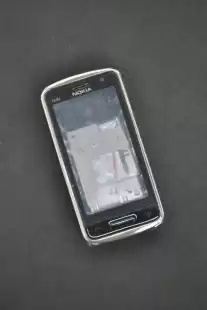 Корпус Nokia C6-01 AAA чорний повний з кнопками "Акційна ціна"