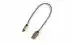 Usb-cable Micro Usb Aspor A173 Nylon 3A 0.3m orig 100% (круглий, тканинний шнур) Black / gold