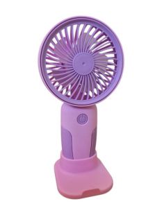 Вентилятор ручний MINI FAN MJ122 (підставка для телефону, 3 режими, Type-C) Violet